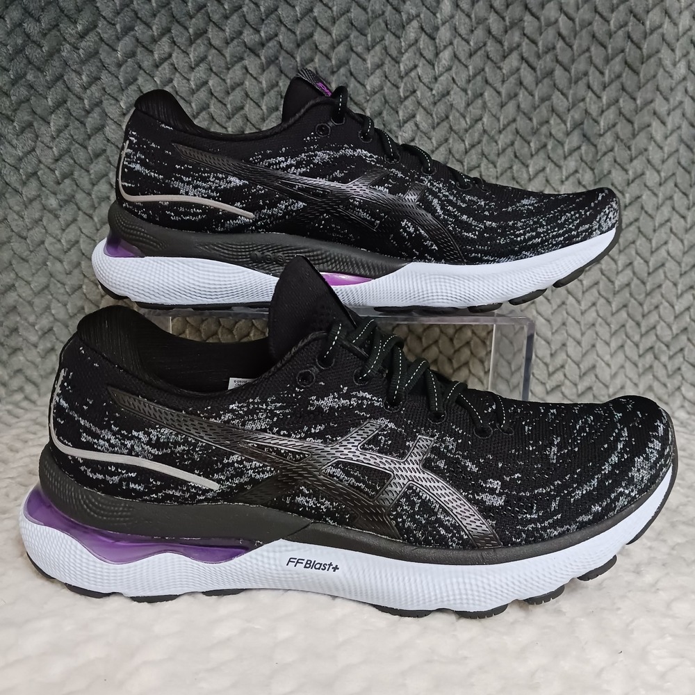 Asics Gel Nimbus 24 MK Women's Walking Running Sneakers Shoes Black Size 10.5